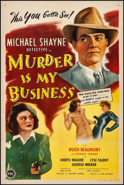 Póster de Murder Is My Business