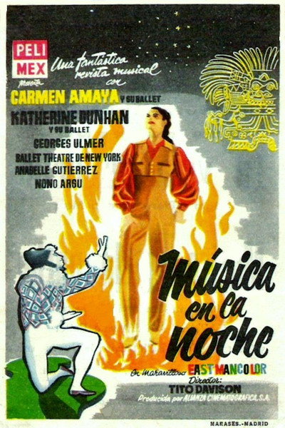 Póster de Música en la noche