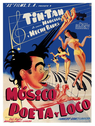 Póster de Músico, poeta y loco