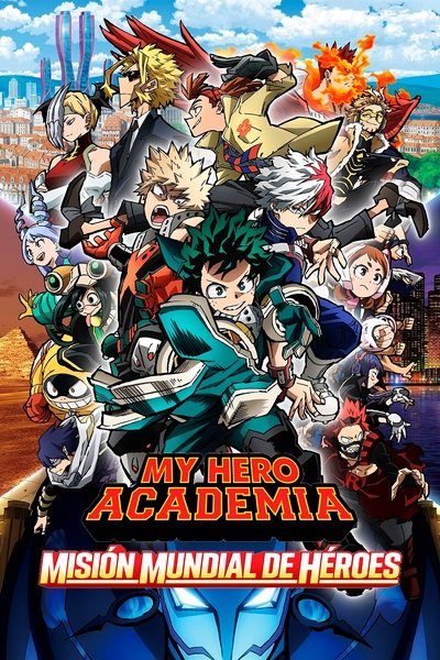 Póster de My Hero Academia: Misión Mundial de Héroes