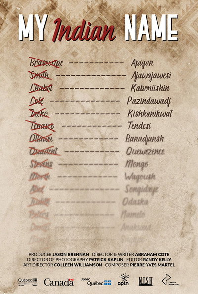 Póster de My Indian Name