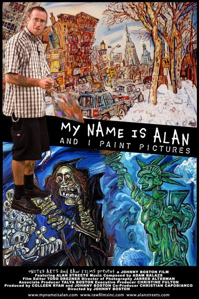 Póster de My Name Is Alan, and I Paint Pictures