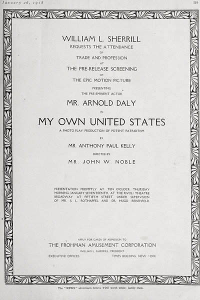 Póster de My Own United States