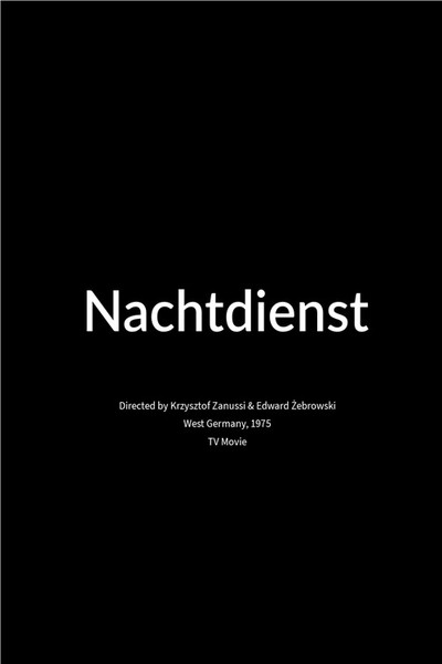 Póster de Nachtdienst