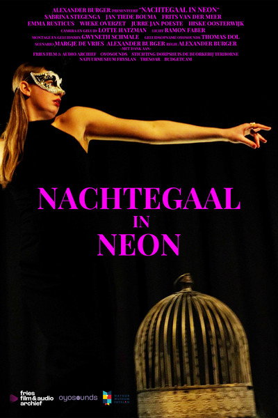 Póster de Nachtegaal in neon