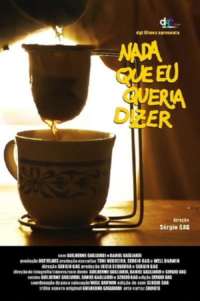 Póster de Nada que eu queria dizer