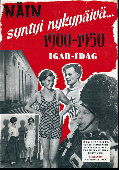 Póster de Näin syntyi nykypäivä... 1900-1950
