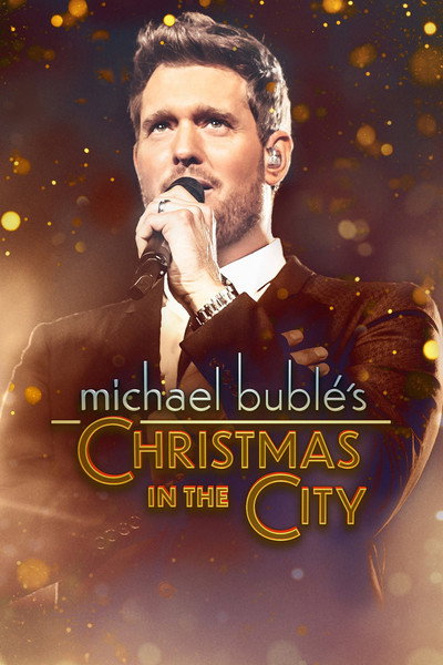 Póster de Navidad en la ciudad