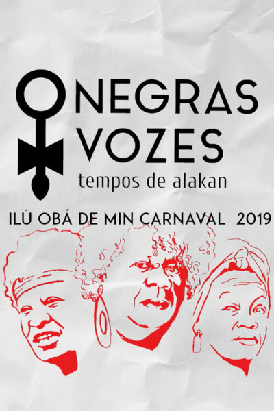 Póster de Negras Vozes - Tempos de Alakan
