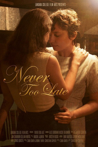 Póster de Never Too Late