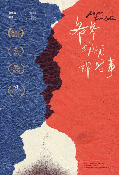 Póster de Never Too Late