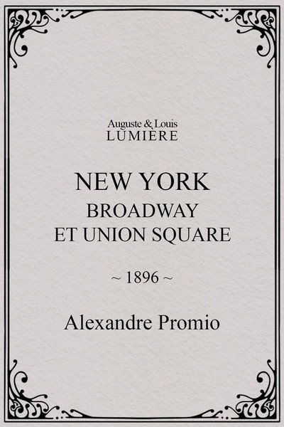 Póster de New York: Broadway at Union Square