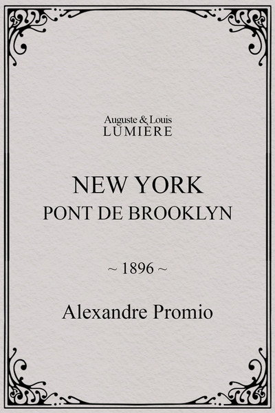 Póster de New York, Brooklyn Bridge