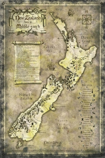 Póster de New Zealand as Middle-Earth