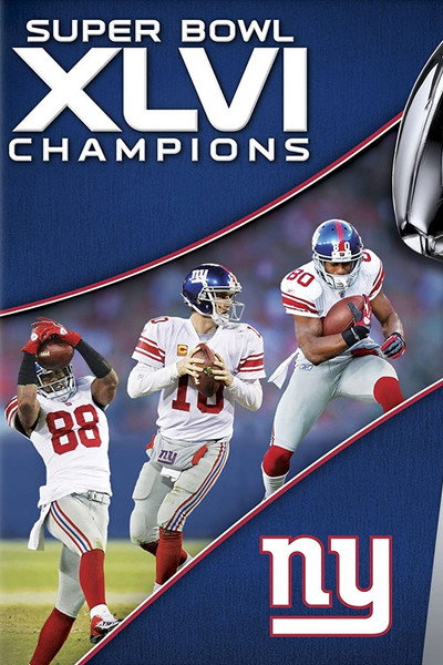 Póster de NFL Super Bowl XLVI Champions: New York Giants