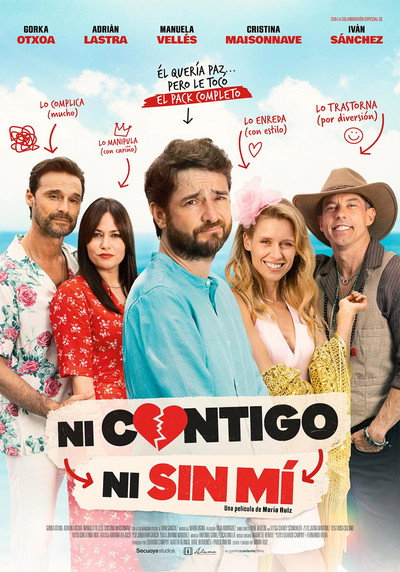 Póster de Ni contigo ni sin mí