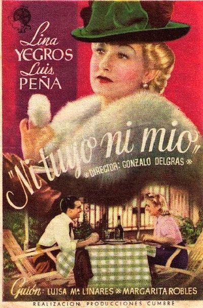 Póster de Ni tuyo ni mío