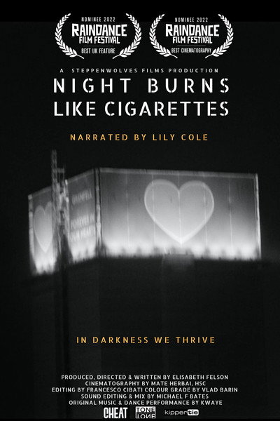 Póster de Night Burns Like Cigarettes
