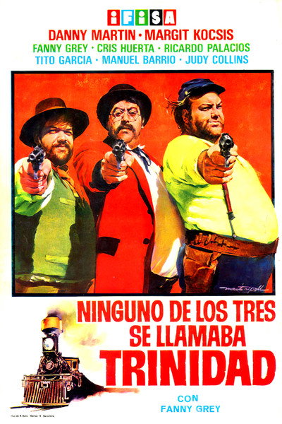 Póster de Ninguno de los tres se llamaba Trinidad