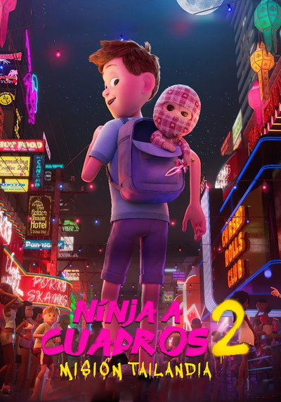 Póster de Ninja a cuadros 2: Misión Tailandia