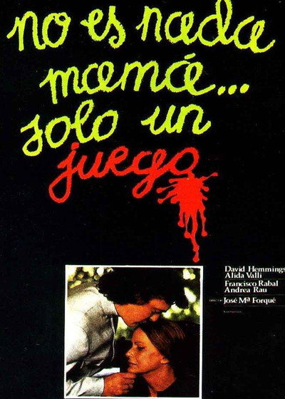 Póster de No es nada mamá... sólo un juego