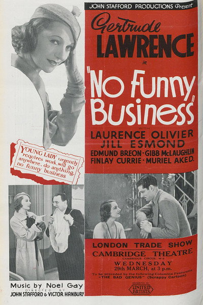 Póster de No Funny Business