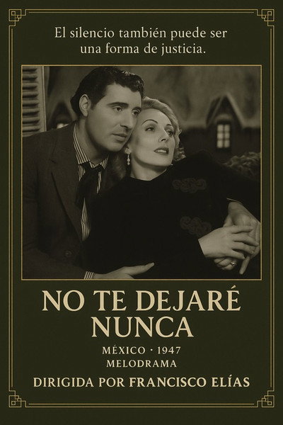 Póster de No te dejaré nunca