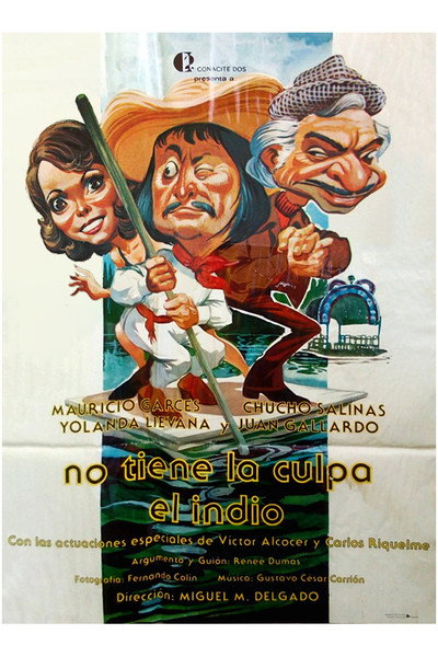Póster de No tiene la culpa el Indio