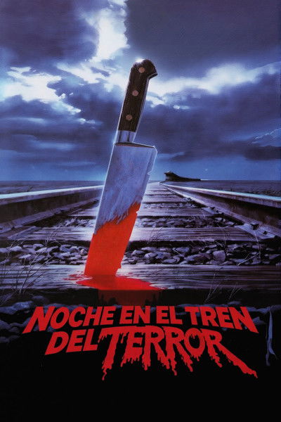 Póster de Noche en el tren del terror