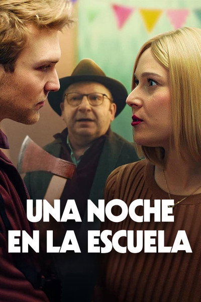 Póster de Noche en la escuela