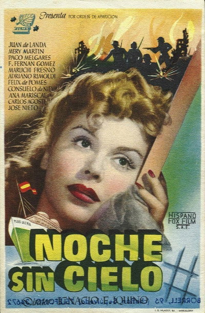 Póster de Noche sin cielo