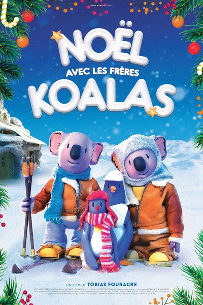 Póster de Noël avec les frères Koalas