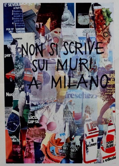 Póster de Non si scrive sui muri a Milano