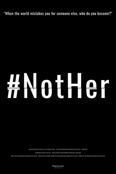 Póster de #NotHer