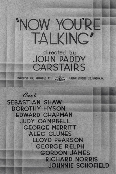 Póster de Now You're Talking