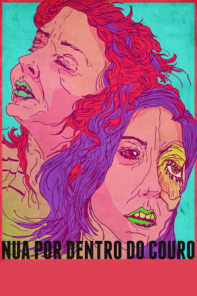 Póster de Nua por Dentro do Couro
