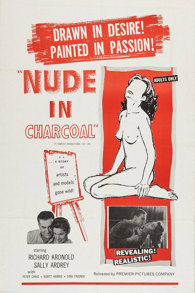 Póster de Nude in Charcoal