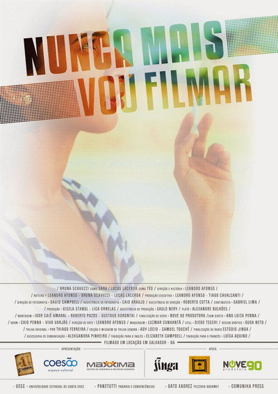 Póster de Nunca Mais Vou Filmar