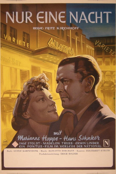 Póster de Nur eine Nacht