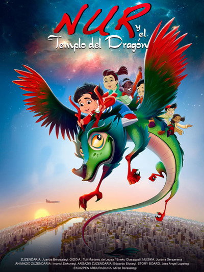 Póster de Nur i el temple del drac