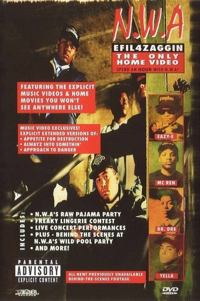 Póster de N.W.A.: Efil4zaggin - The Only Home Video