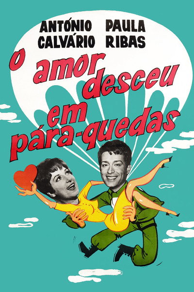 Póster de O Amor Desceu em Pára-Quedas