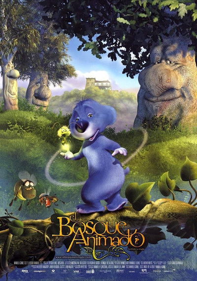 Póster de O bosque animado