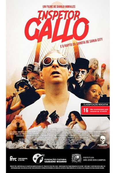 Póster de O Inspetor Gallo e o rapto da Garota de Sanja City