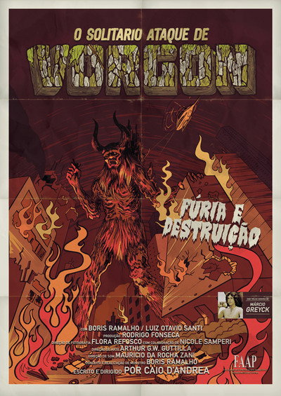 Póster de O Solitário Ataque de Vorgon