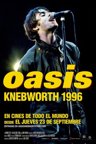 Póster de Oasis Knebworth 1996