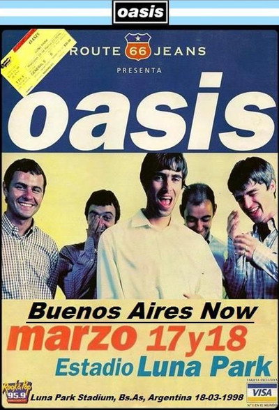 Póster de Oasis: Live at Luna Park