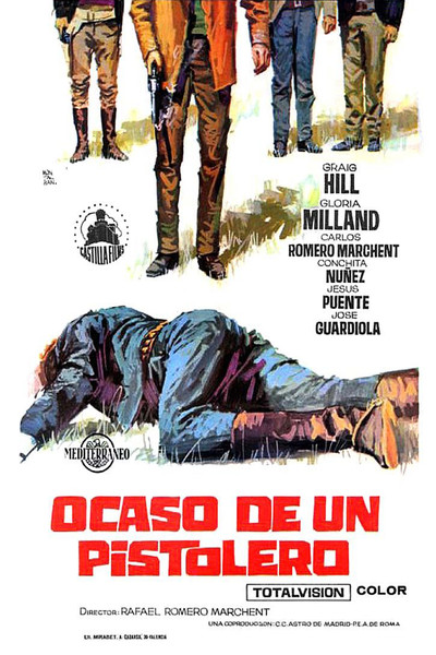 Póster de Ocaso de un pistolero