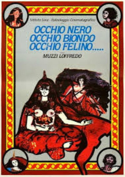 Póster de Occhio nero, occhio biondo e occhio felino
