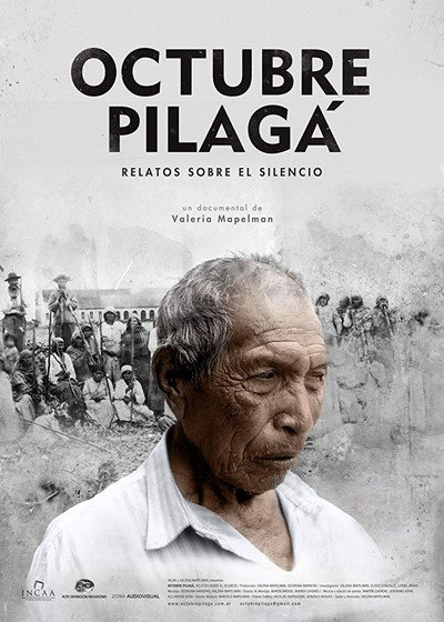 Póster de Octubre Pilagá, relatos sobre el silencio